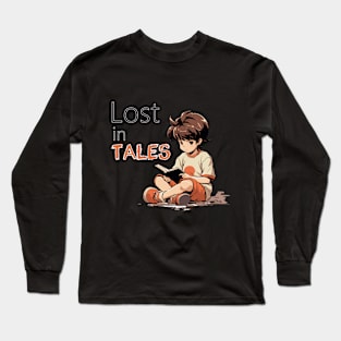 Boy Reading T-Shirt Long Sleeve T-Shirt